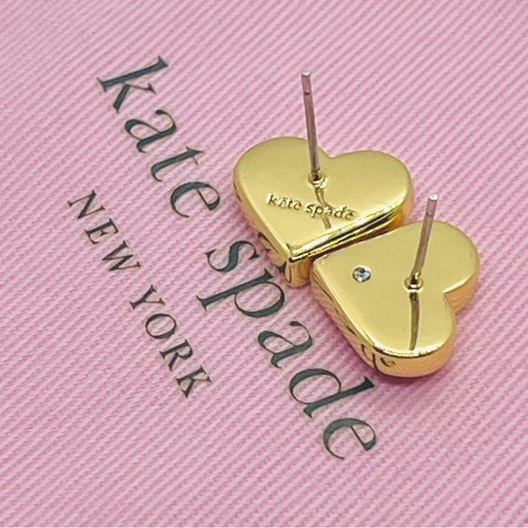 NWT Kate Spade Ruby Red CZ Earrings, Valentine’s Day! - Picture 2 of 5